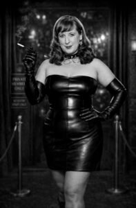 Mistress Jasmin as the ice queen