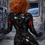 Mrs leather Looking down on Earth