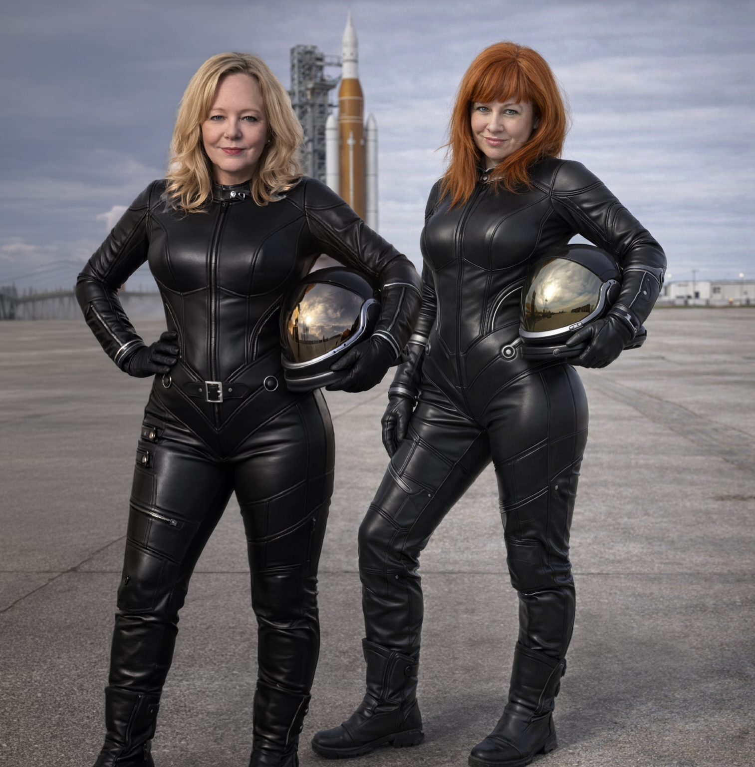 donna and Mrs Leather