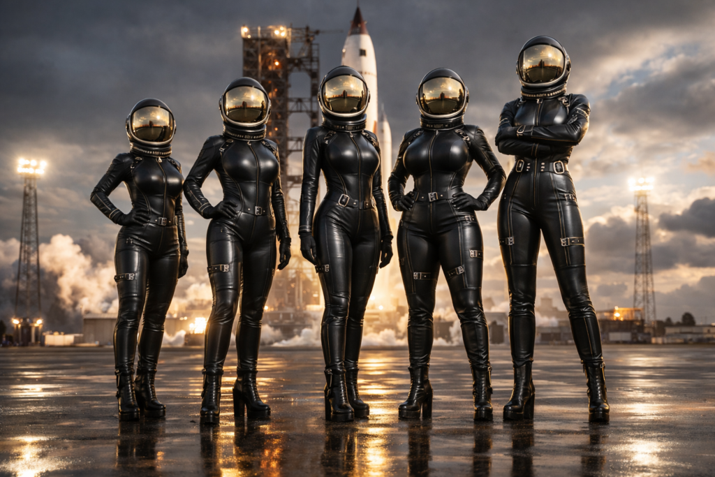 Astronaughts ready for lift off