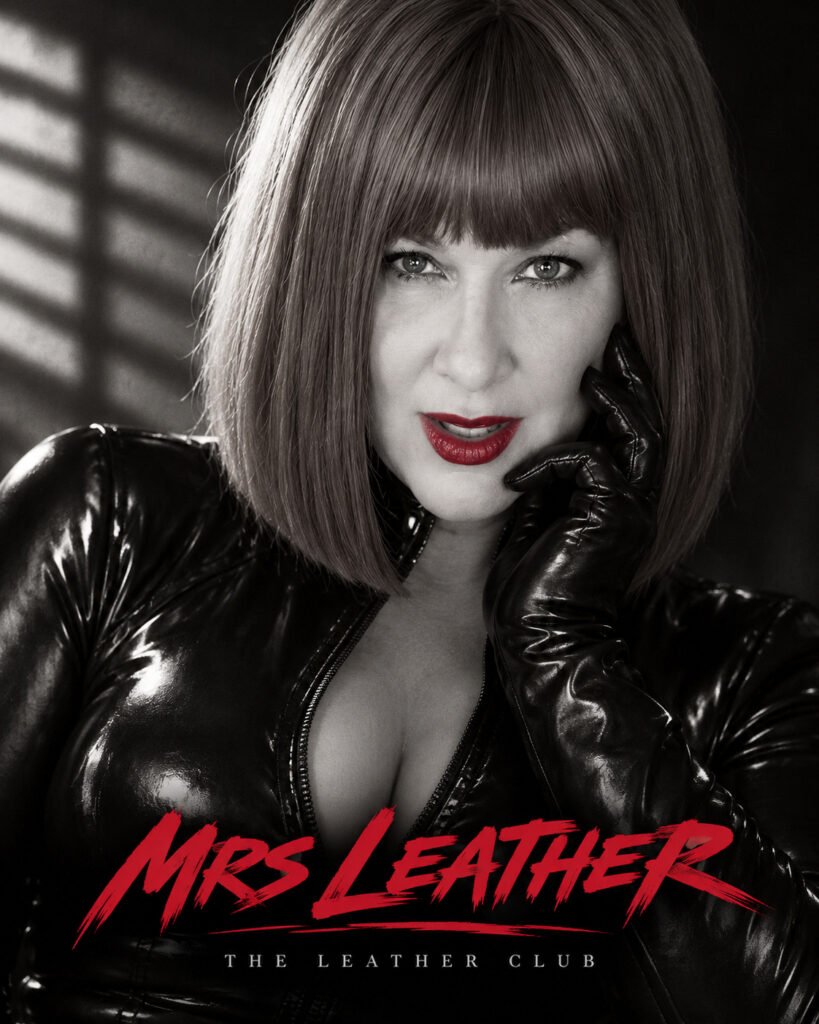 Mrs Leather as a Noir model